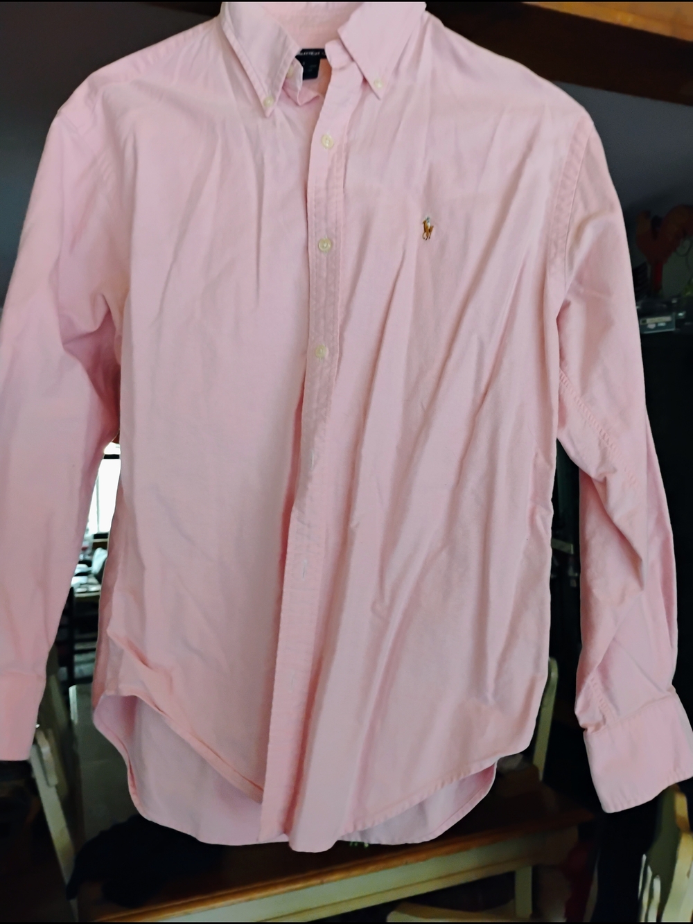 Ralph Lauren Light Pink Button-Down Oxford Shirt
